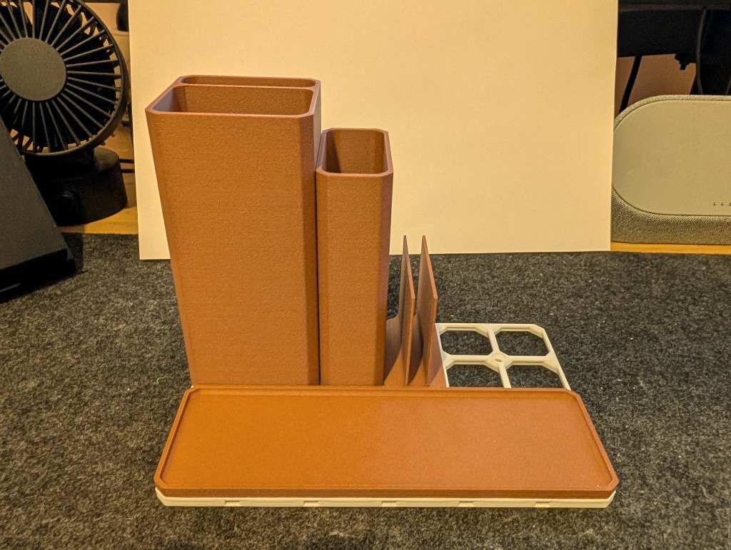 Modular arrangement showing empty OpenGrid slots for expansion