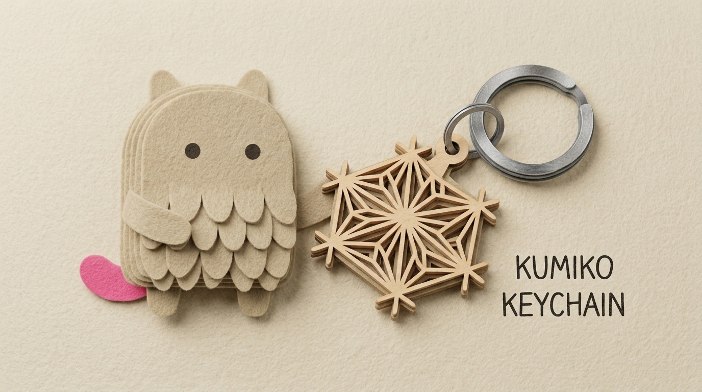 Kumiko Keychain
